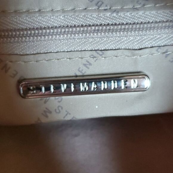 Steve Madden Bag Pink BMayor Raffia Crossbody Shoulder Handbag Tote WOMEN'S - Picture 11 of 16